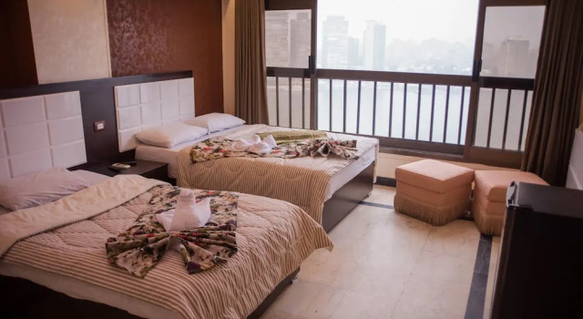 Трёхместный номер Nile View Nile sky hotel and suites
