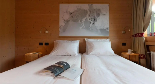 Superior Dvoulůžkový s manželskou postelí pokoj Hotel Funivia