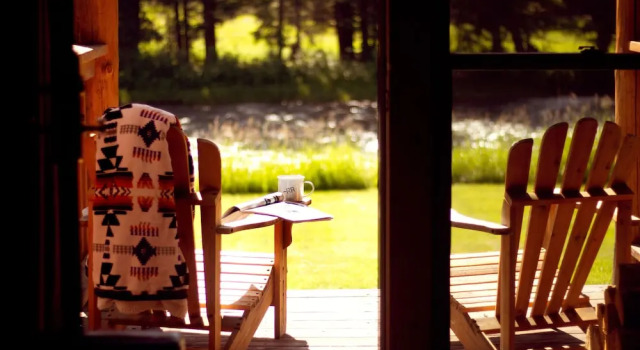 Двухместный номер Deluxe с видом на реку Rainbow Ranch Lodge