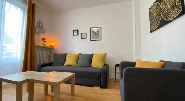 Апартаменты Vichy Gare - Parking - Cosy - Jardin - labellisé Clévacances 3 étoiles