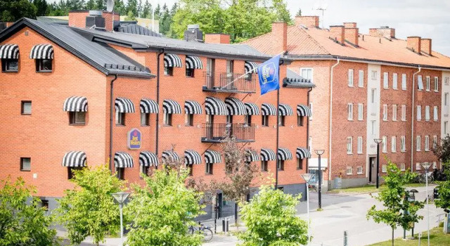 Кровать в общем номере Best Western Hotell Hudik