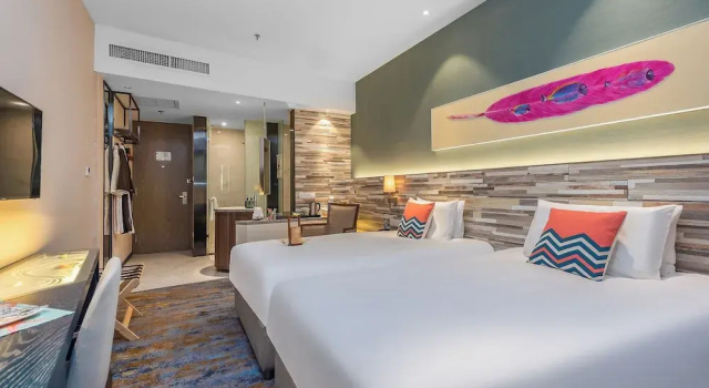 Двухместный номер Comfort с видом на город Yantai Lijing Peninsula Hotel