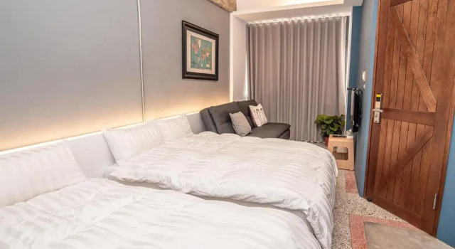 Номер Standard Yiyue Guanhe Homestay 倚月觀荷民宿
