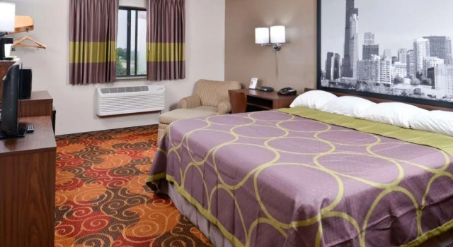 Двухместный номер Standard Super 8 by Wyndham Romeoville Bolingbrook