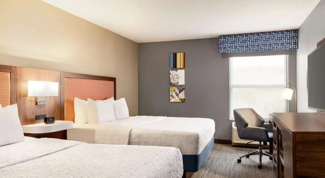 Четырёхместный номер Standard Hampton Inn & Suites Valparaiso