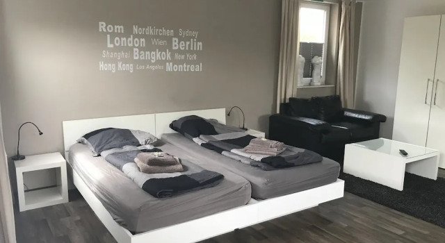 Двухместный номер Deluxe Hostel Nordkirchen by Frerichmann