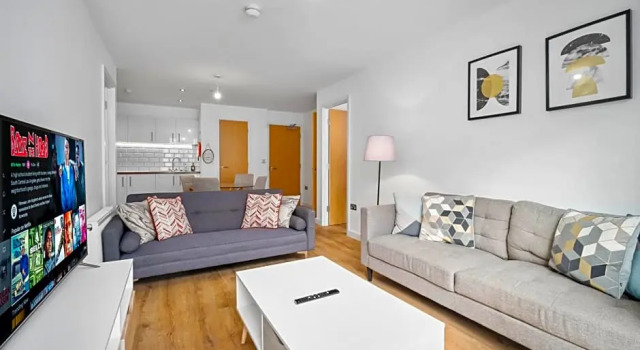 Номер Deluxe Onyx O2 Arena Brindley Place Broad Street Large Spacious Apartment