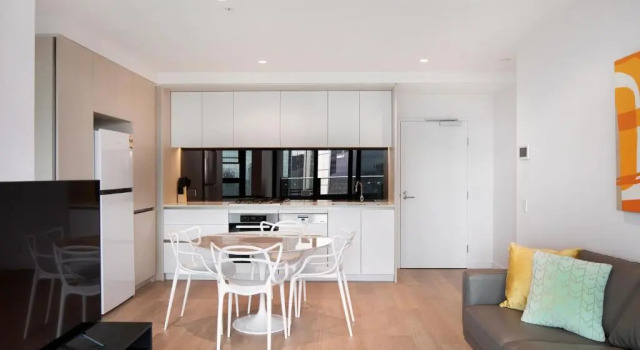Апартаменты с 2 комнатами с видом на город Orange Stay at Melbourne Quarter