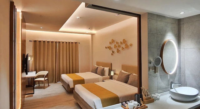 Четырёхместный номер Deluxe с видом на горы Nouveau Resort