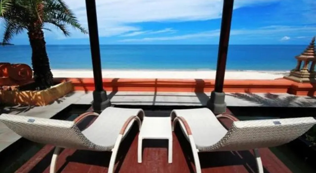 Вилла с 2 комнатами с балконом и рядом с пляжем Ammatara Pura Pool Villa