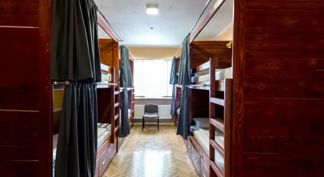 Кровать в общем номере Dream Hostel Carpathians Rakhiv
