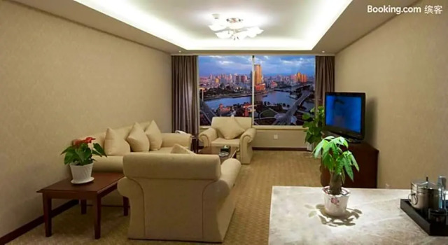 Люкс с видом на реку Golden Port Hotel Ningbo