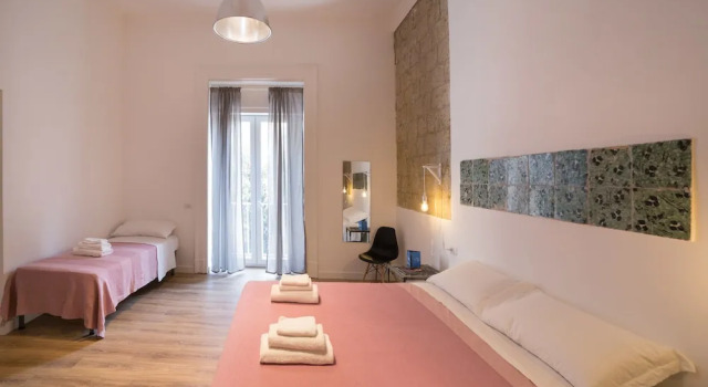 Четырёхместный номер Deluxe с балконом Borgo Vergini Garden B&B