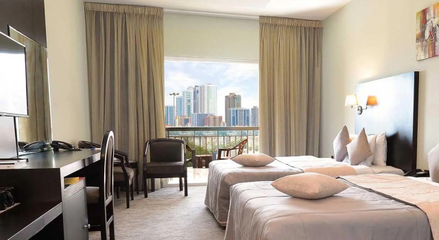 Номер Standard с видом на город Sharjah Carlton Hotel