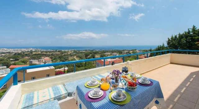 Вилла Villa Clio, Incredi..Blue view of Mediterranean