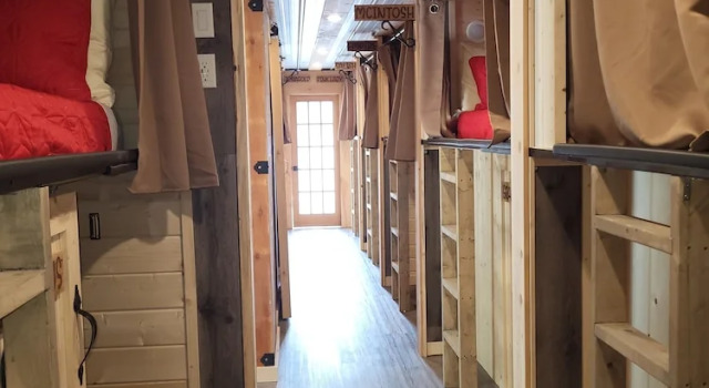 Кровать в общем номере The Orchard Hostel Private Bunks
