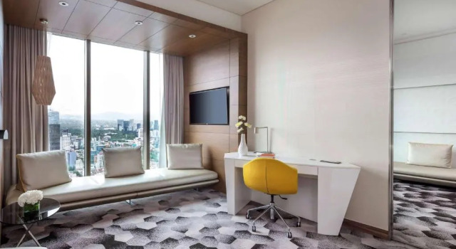 Двухместный люкс Club Millésime Prestige с красивым видом из окна Sofitel Mexico City Reforma
