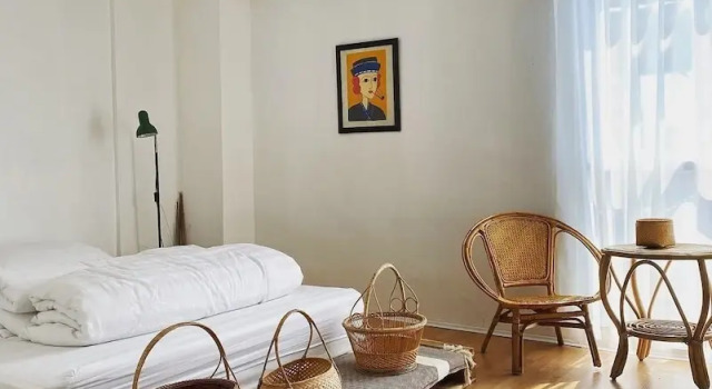 Standaard Tweepersoonskamer uitzicht op de stad Petit Espace Hostel