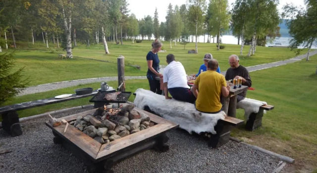 Коттедж с красивым видом из окна Cottage On Wild River In Lapland/Sweden