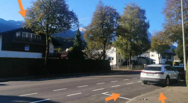 Студия Maisonette Apartment DHH Zugspitzblick mit eigenem Garten