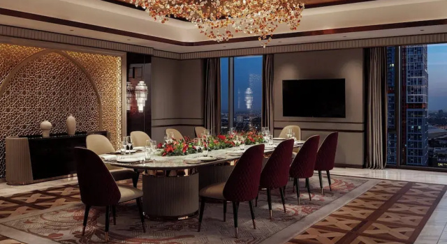 Двухместный люкс Presidential c 1 комнатой с видом на сад JW Marriott Hotel Tashkent