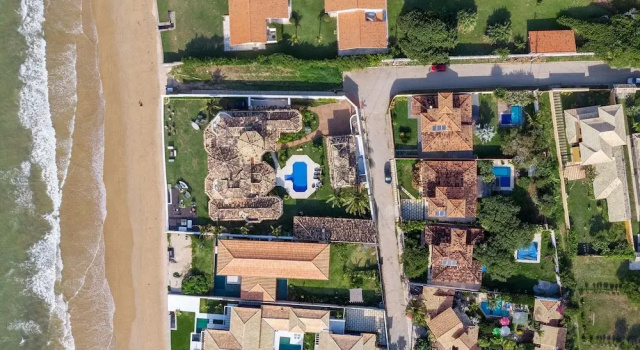 Коттедж Deluxe 40metros da Praia!Linda casa c/ piscina privativa! BZ26