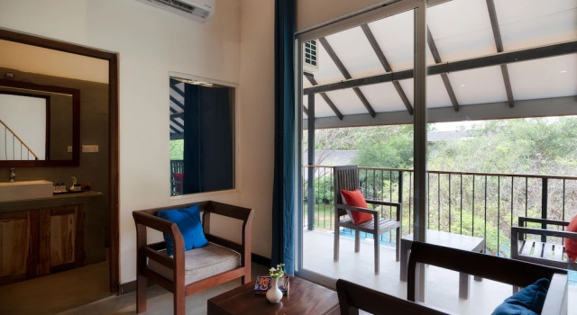 Двухместный семейный номер Standard с видом на бассейн Lario Resort Sigiriya