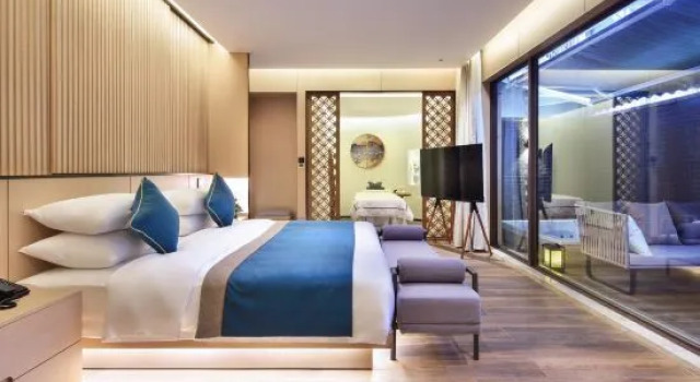 Люкс с видом на сад 桂林桂花树下酒店 Guilin Osmanthus Tree Resort