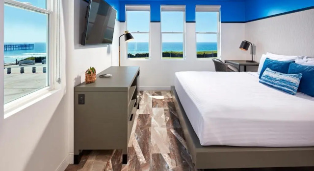 Номер Standard с видом на море Pacific View Inn