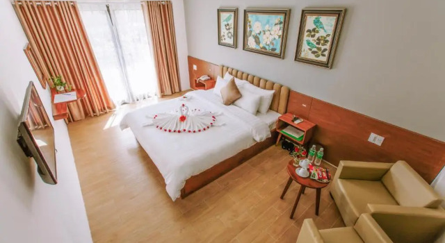 Двухместный номер Deluxe с видом на город Gardenia Hue Hotel