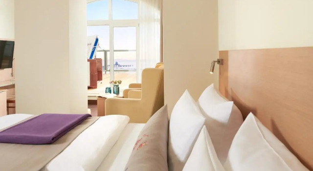 Двухместный номер Comfort с балконом и с видом на море Hotel Seeschloss