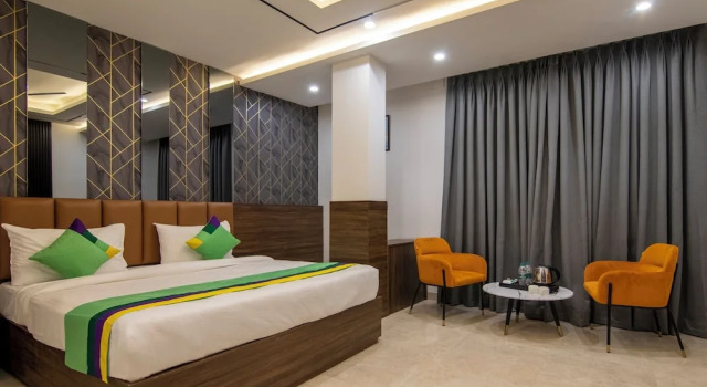 Двухместный номер Deluxe Treebo The Armani Near IGI Airport