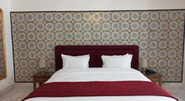 Двухместный номер Deluxe с балконом и с видом на бассейн La Menara Hotel & SPA