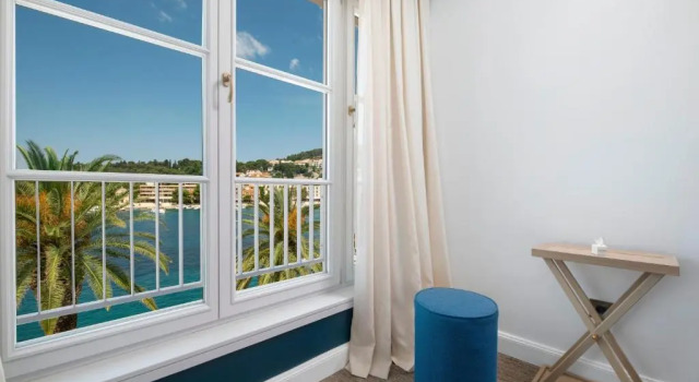Двухместный номер Standard с балконом и с видом на море Riva Marina Hvar Hotel