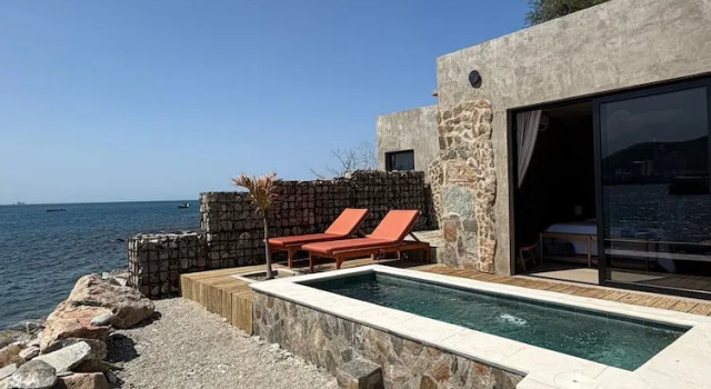 Люкс Premium с балконом и с видом на море Perla Roca Hotel Boutique - Beach Front