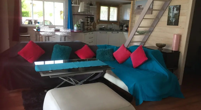 Chalet Ferme de Taussat avec spa & forêt, Забронировать Шале Отели Бассен-д'Аркашон с парковкой, Парковка