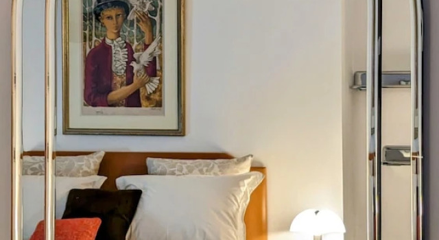 Havuz manzaralı Lüks çift kişilik oda La Galante