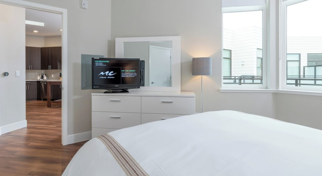 Апартаменты Deluxe c 1 комнатой с балконом Global Luxury Suites at Downtown Mountain View