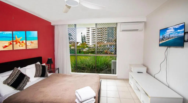 Апартаменты с 2 комнатами с балконом и с видом на океан Seacrest Beachfront Apartments Gold Coast