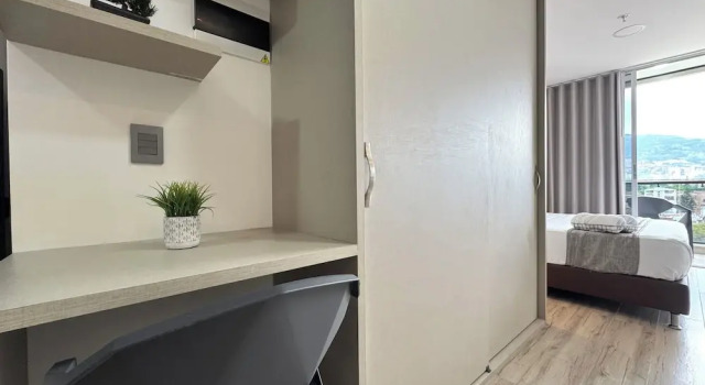 Студия Deluxe c 1 комнатой с балконом и с видом на город Torre Zurich Luxury