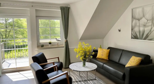Семейный номер Standard Дуплекс с балконом Appartementanlage Lancken-Granitz