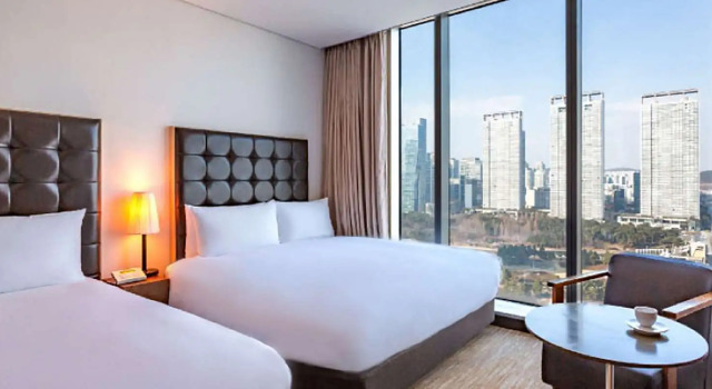 Четырёхместный семейный номер Standard с видом на парк Orakai Songdo Park Hotel, BW Premier Collection