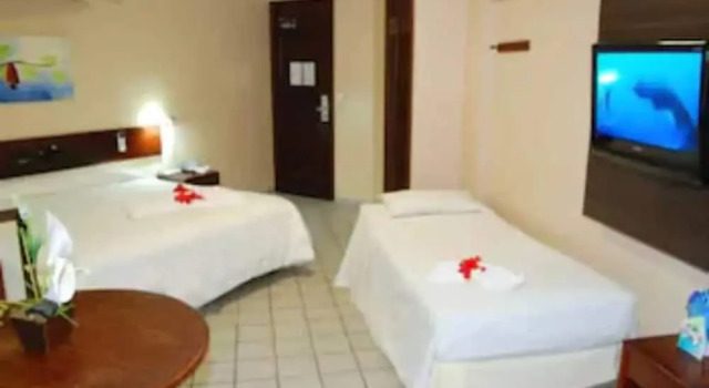 Трёхместный номер Standard с балконом Pizzato Praia Hotel