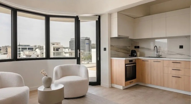 Апартаменты c 1 комнатой с видом на город The Uptown Boutique Apartments