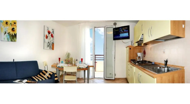 Апартаменты c 1 комнатой с видом на море Residence Corallo
