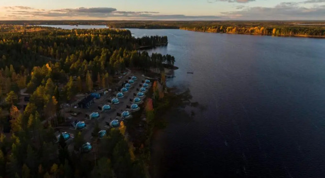 Standard Kahden hengen huone Ranua Resort Camping Ranuanjärvi