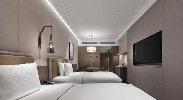 Двухместный номер Standard с видом на море Doubletree By Hilton Yantai Golden Coast Hotel & Suites
