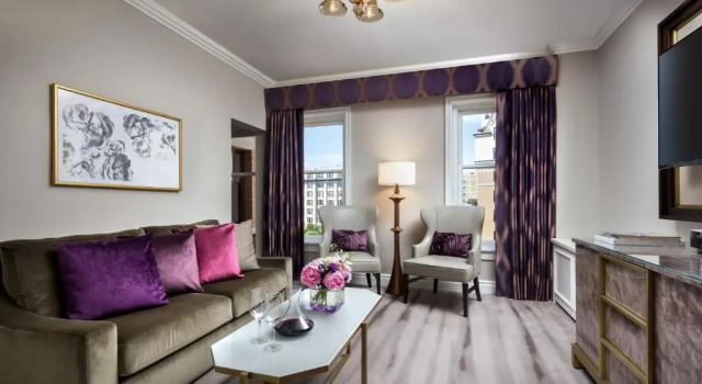 Двухместный люкс c 1 комнатой с видом на город Fairmont Empress Hotel