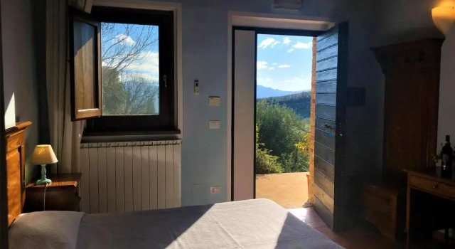 Двухместный номер Standard с видом на горы Agriturismo Camiano Piccolo