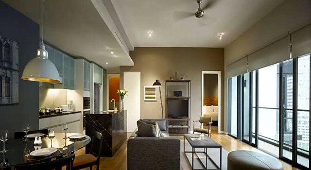 Люкс с 2 комнатами E&O Residences Kuala Lumpur